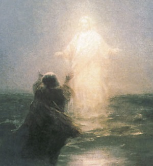 Jesus walking on the Water